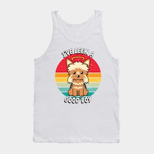 Cute terrier dog is a good boy Tank Top